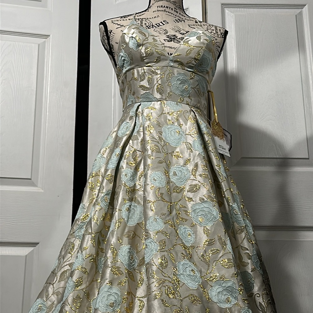 SayYesToTheProm Blue Rose Macy's Gown